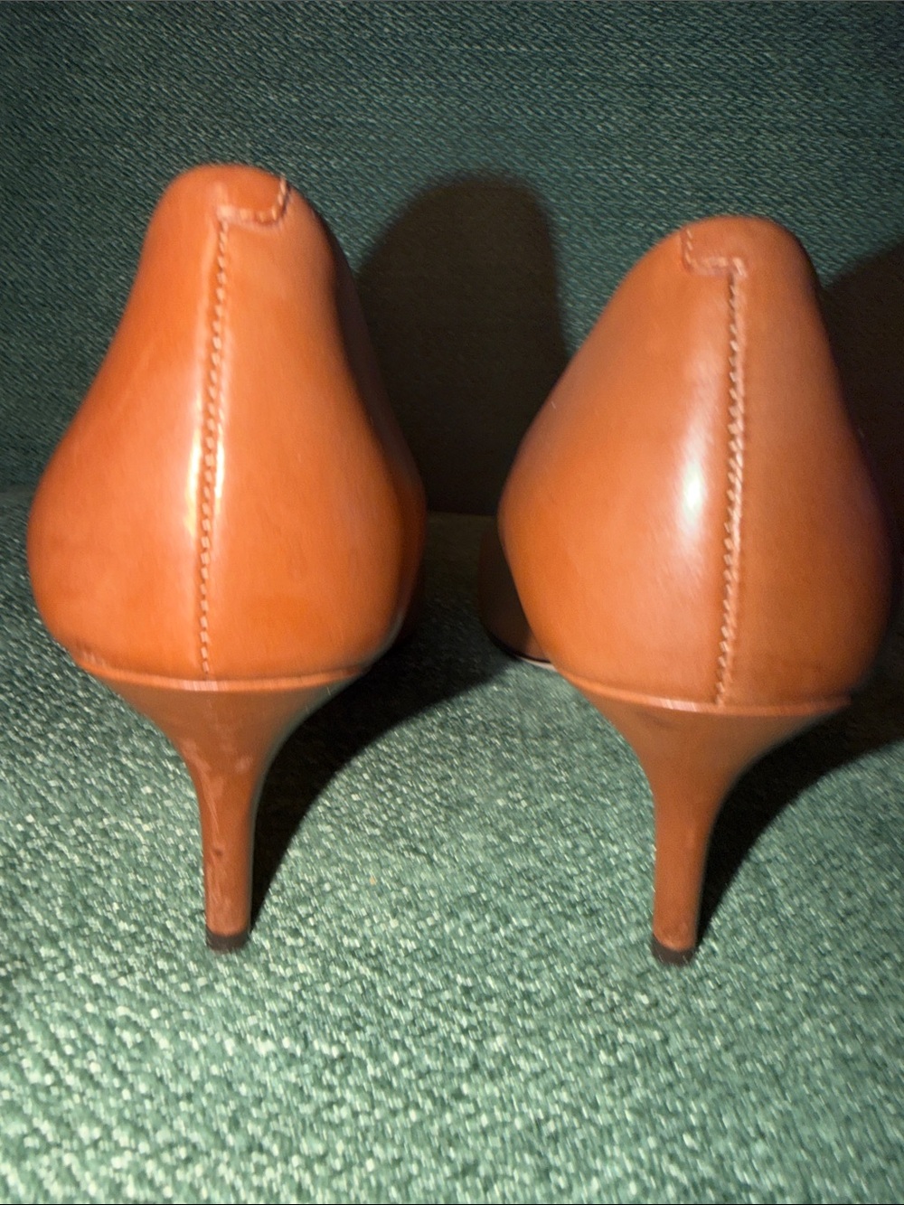 Cole Haan Tan Pointed Toe Leather Heels - Picture 7 of 9